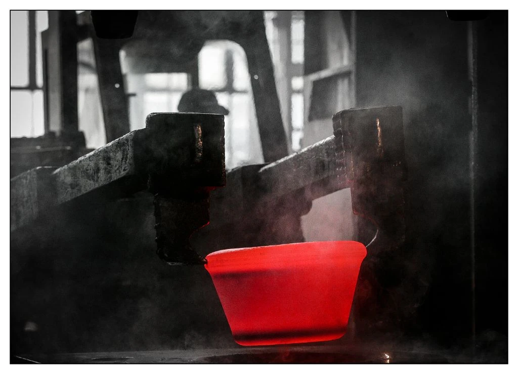 Forge incandescente - processus de fabrication