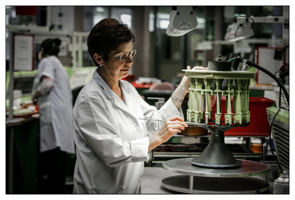 Laboratoire de contrôle qualité - industrie aéronautique