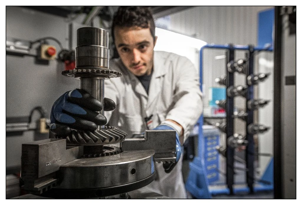 Pignon mécanique de précision - composant aéronautique